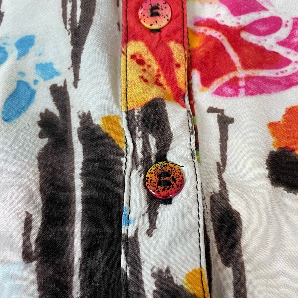 Jams World Colorful Floral Popover Bouquet Size Small - Picture 2 of 11